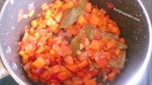 Sauted Veggies For Tomato and Carrot soup